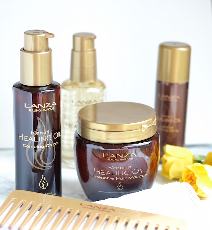 From straw-like to silky soft! Say goodbye to dry with this keratin healing oil haircare line!