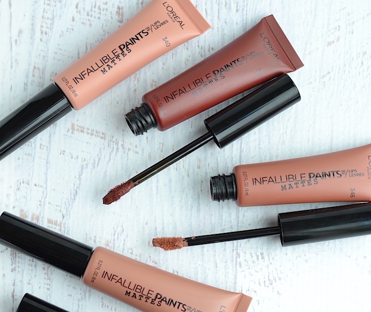Lightweight, well-pigmented and non-drying, L’Oreal Paris Infallible Matte Lip Paints are a drugstore delight! These nude liquid lipsticks have a comfortable velvety matte finish that won’t leave your lips dry. Click through to see the review and swatches of all shades!