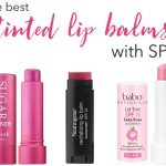 Best tinted lip balms SPF