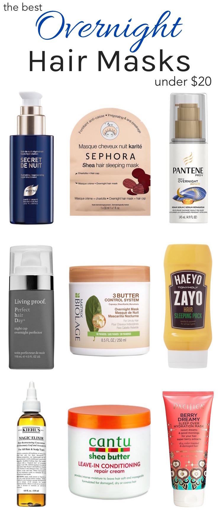 The Best Under-$20 Overnight Hair Treatments For Dry, Damaged Hair