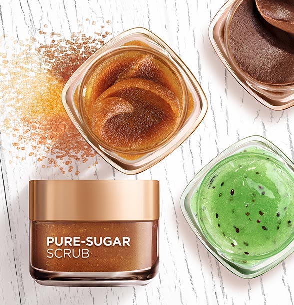 New drugstore skincare products 2018 | L'Oreal Pure Sugar Scrubs