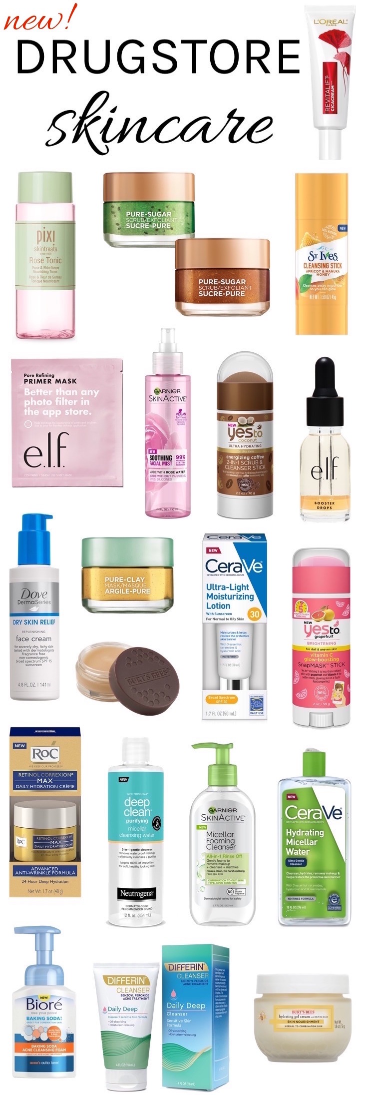 Finding yourself spent after the holidays? Save now with these NEW drugstore skincare products that you can snag for under $20 each! 