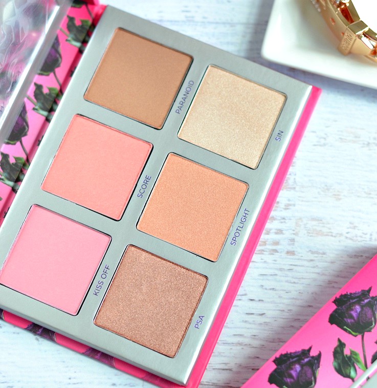 Urban Decay Sin Afterglow Highlighter Palette review and swatches