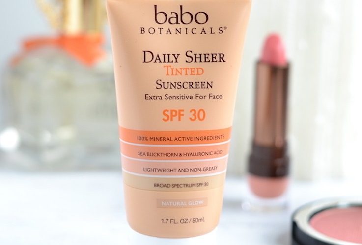 Babo Botanicals Daily Sheer Tinted Face Sunscreen SPF 30
