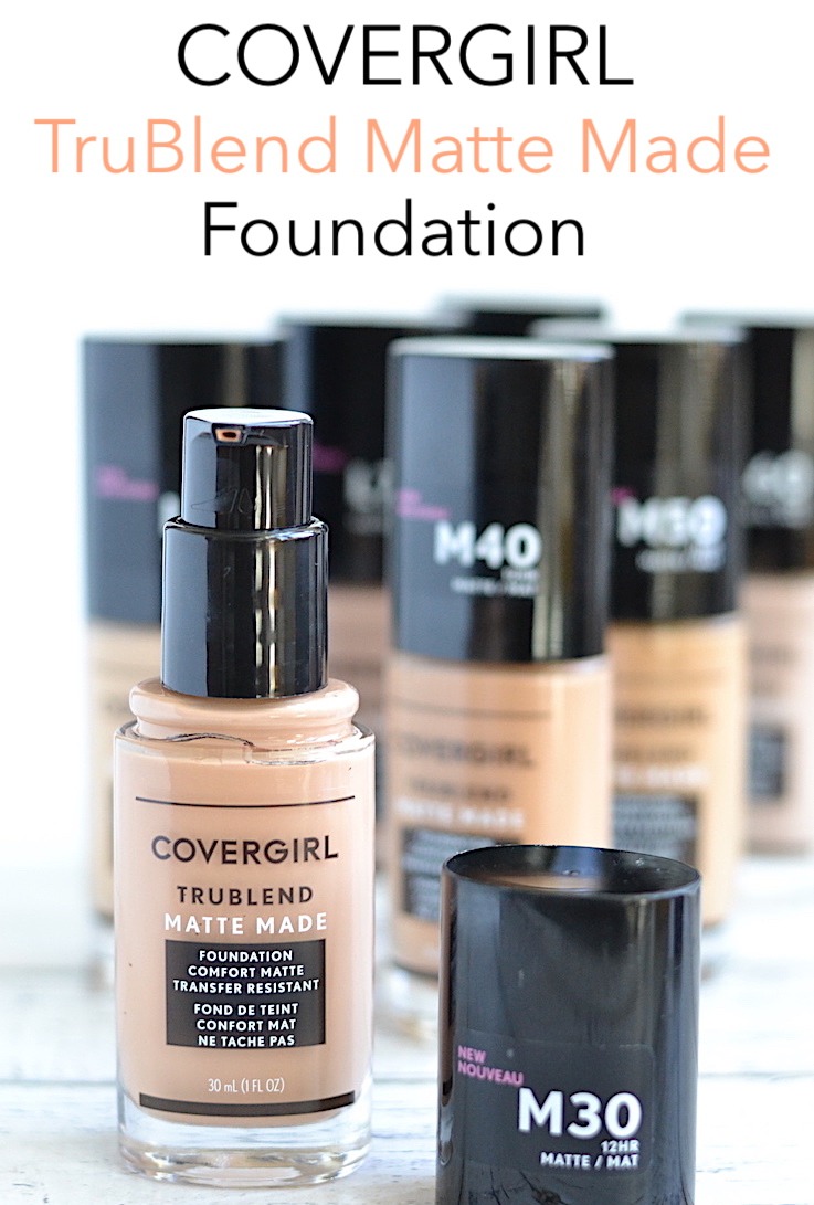 Covergirl TruBlend Matte Made Foundation Review and Swatches