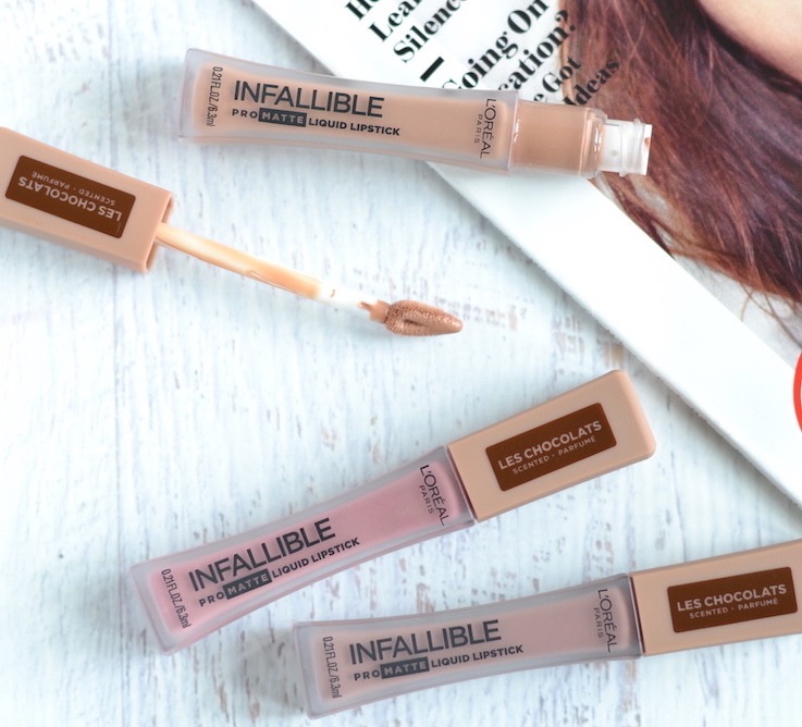 L’Oreal Infallible Pro Matte Les Chocolats Liquid Lipsticks review