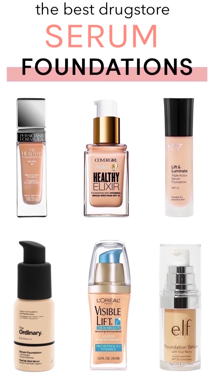 best drugstore foundation for dry mature skin