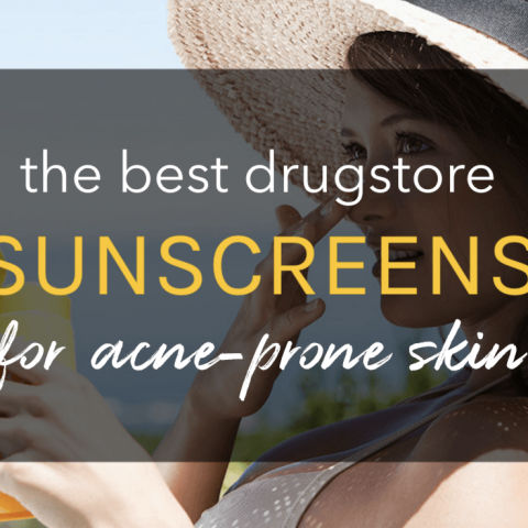 best drugstore sunscreens for acne prone skin