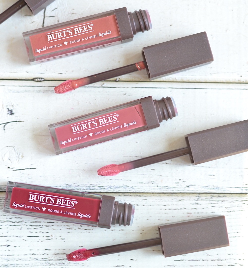 Burt's Bees liquid lipsticks 