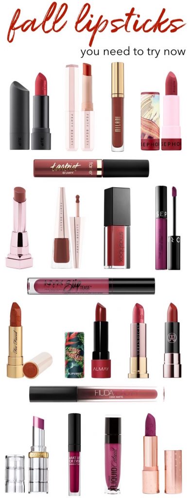 Bold and Beautiful! 20 Fabulous Fall Lipsticks That Won't Wear Off
