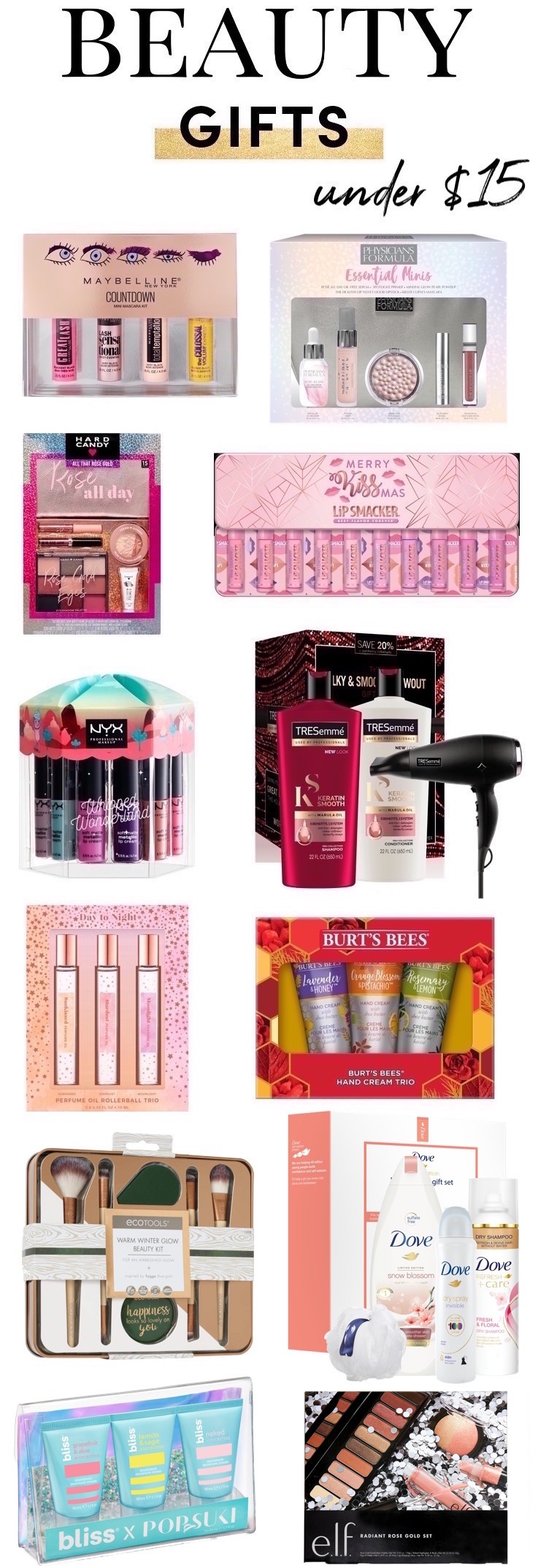 25 Drugstore Beauty Gifts (Mostly Under $15) You Just Can’t Miss