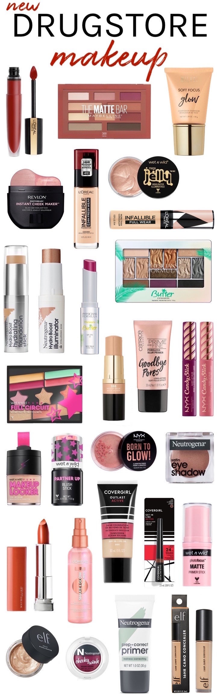 27 New Drugstore Beauty Products You Need to Check Out Now! #newdrugstorebeauty #drugstoremakeup