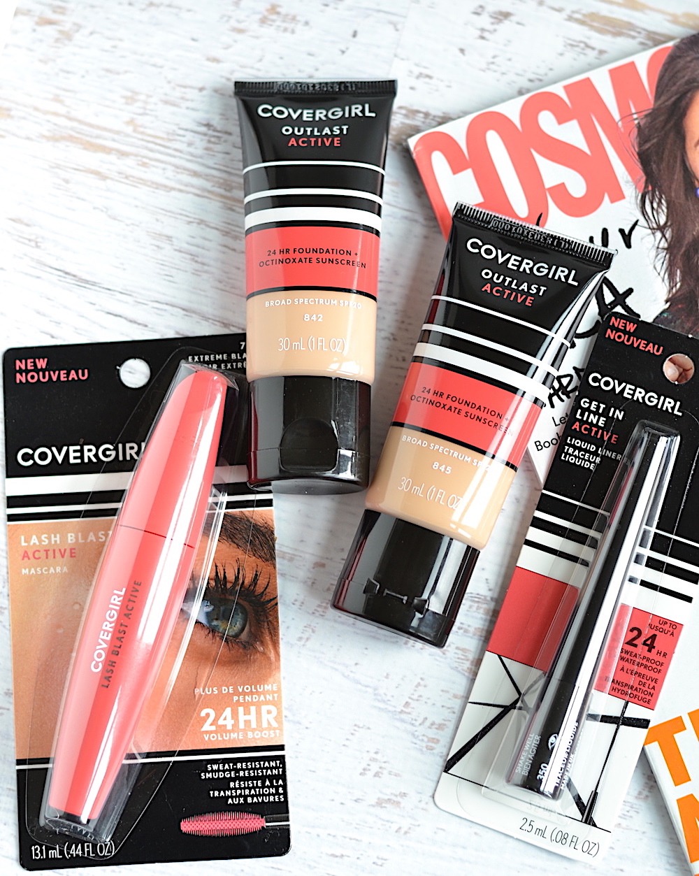 New CoverGirl Active Makeup collection