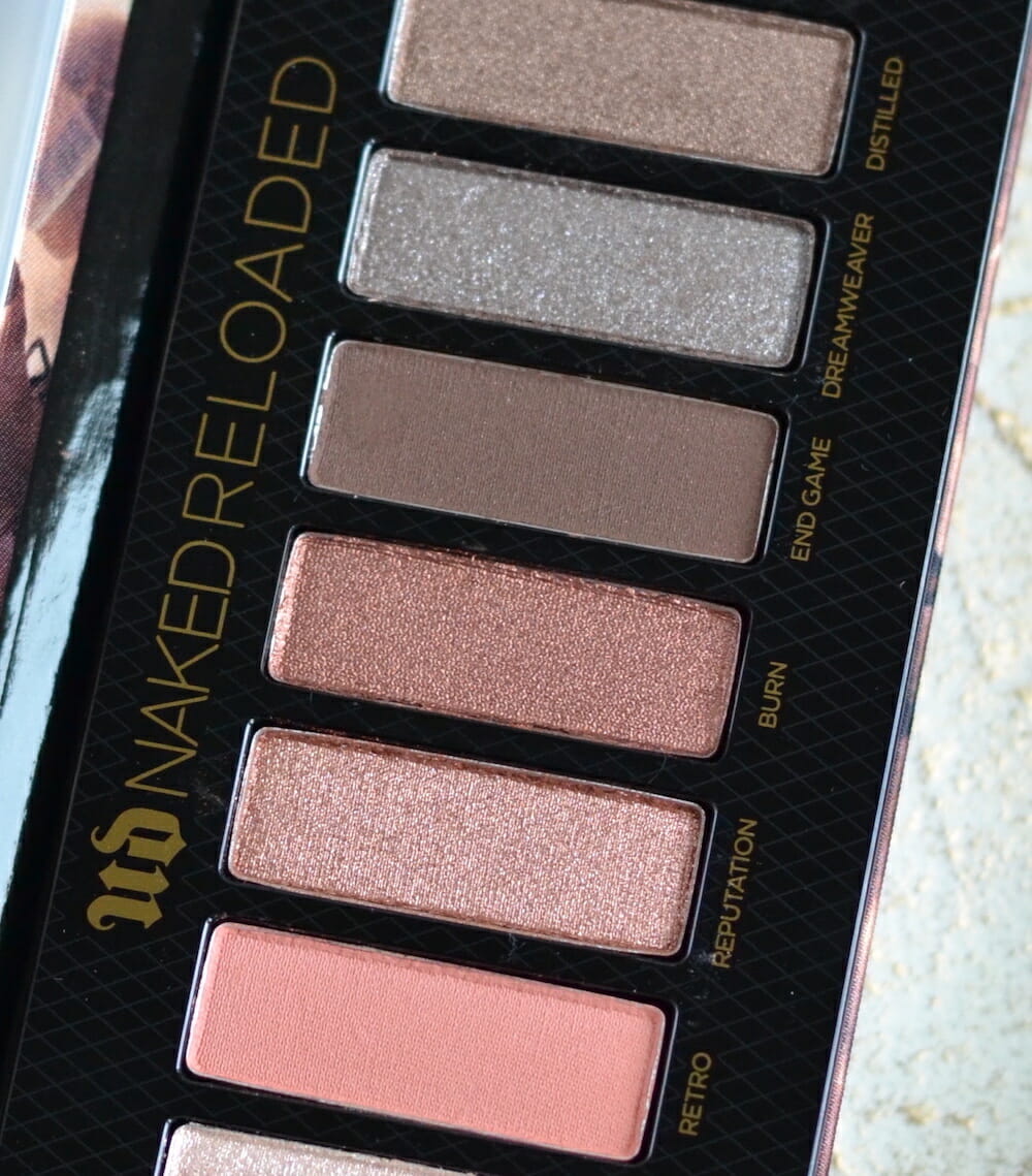 Urban Decay Naked Reloaded Palette swatches and review #UrbanDecay #NAKEDReloaded