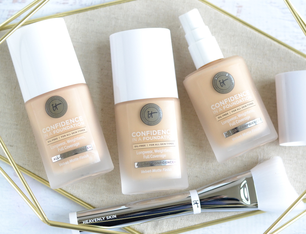 IT Cosmetics Confidence in a Foundation review and swatches