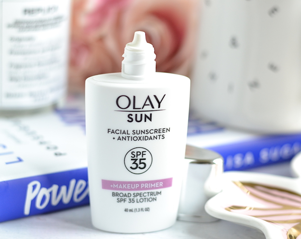 olay sunscreen and primer