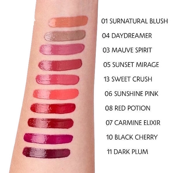 sephora lip cream swatches