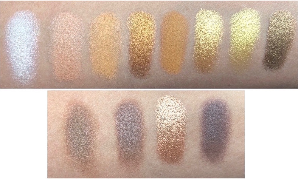 Urban Decay NAKED Honey Palette swatches