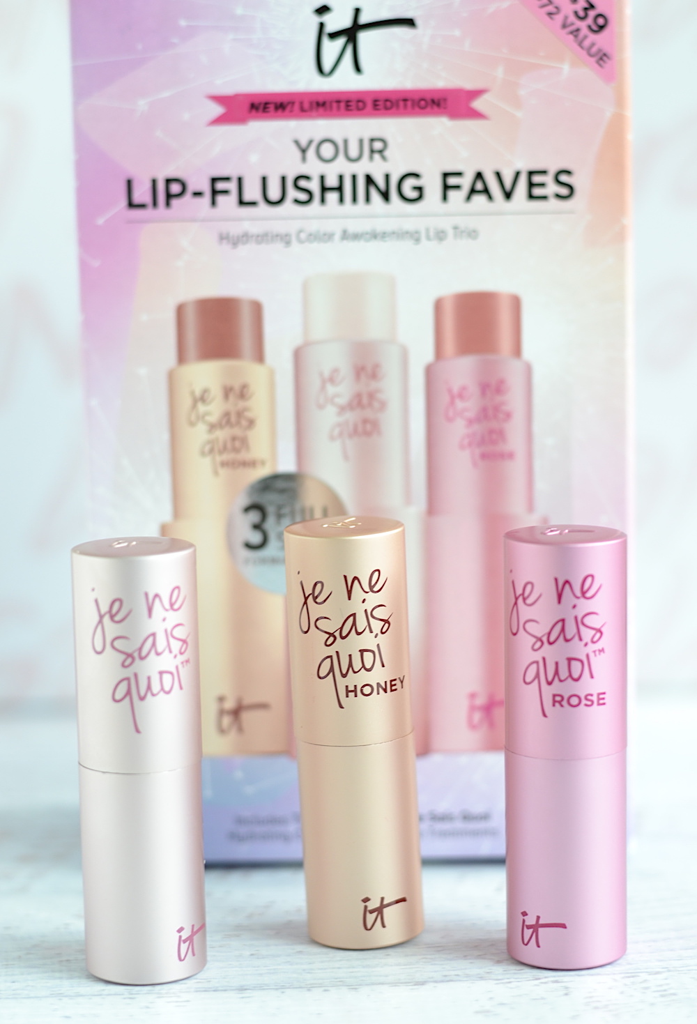 IT Cosmetics Your Lip-Flushing Faves 3-Piece Gift Set Holiday 2019