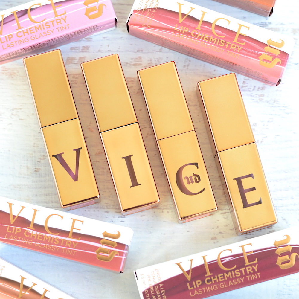 Urban Decay Vice Lip Chemistry review and swatches