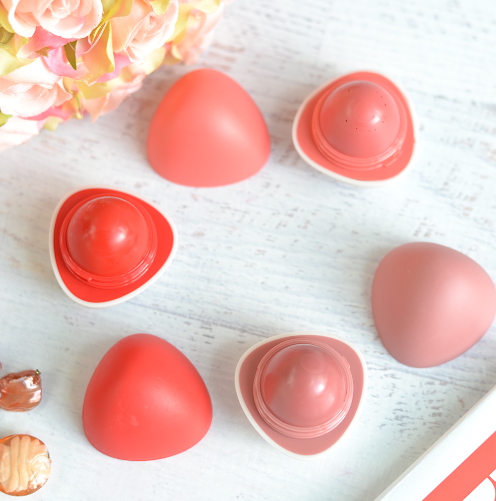 eos Tinted Shea Lip Balm review and swatches
