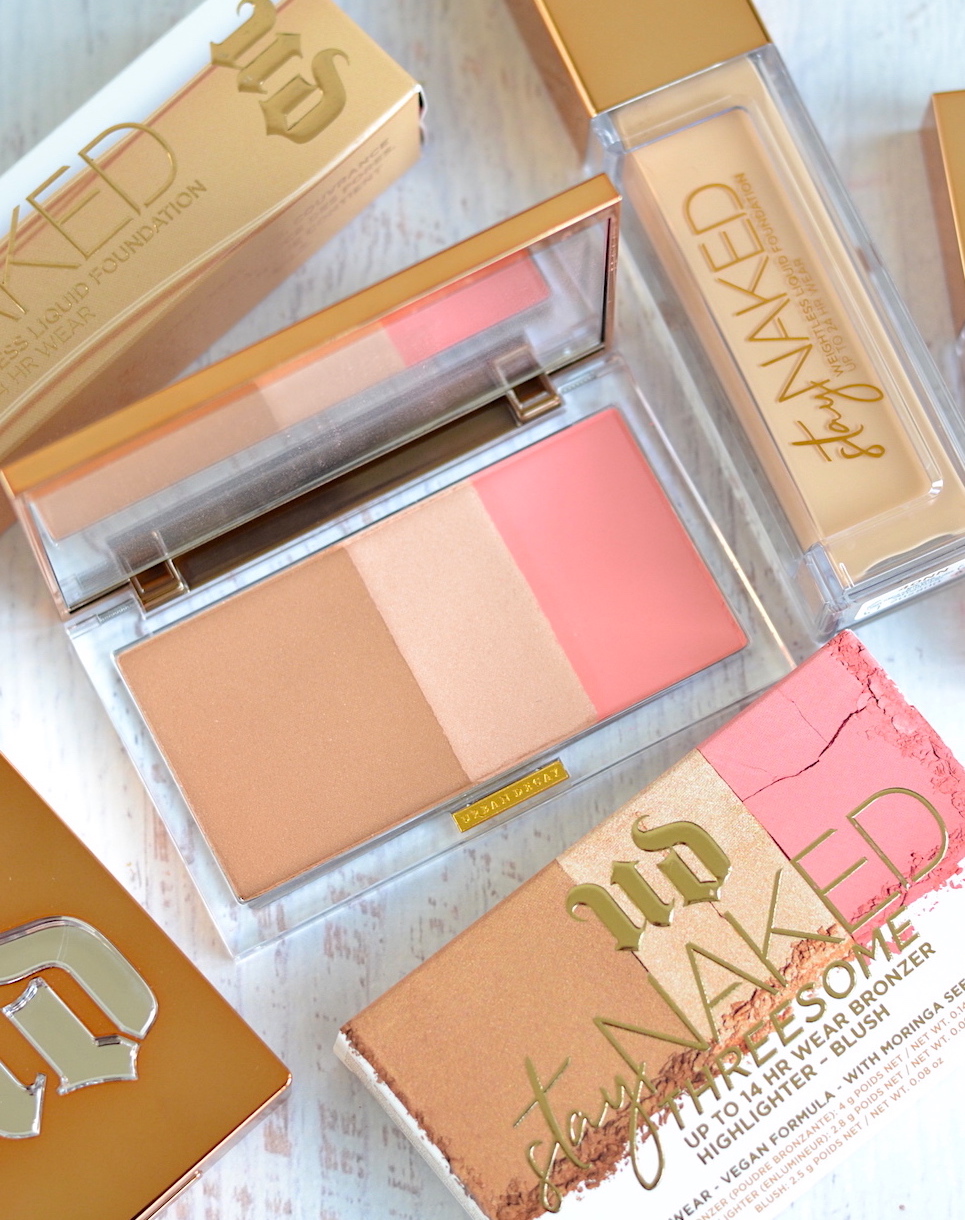 Urban Decay Stay Naked Threesome Blush Bronzer and Highlighter Palette