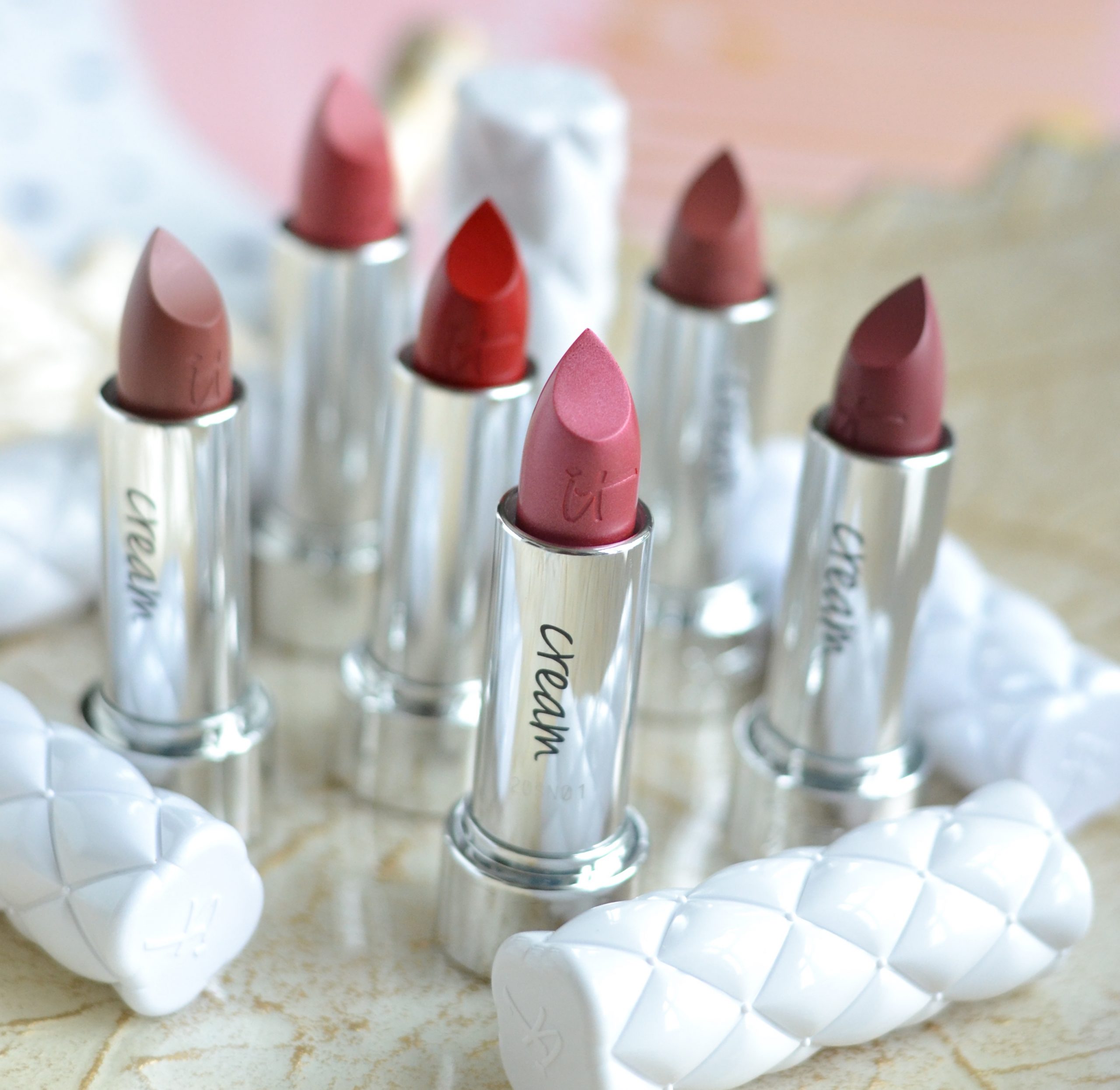 IT Cosmetics Pillow Lips Lipsticks review and swatches