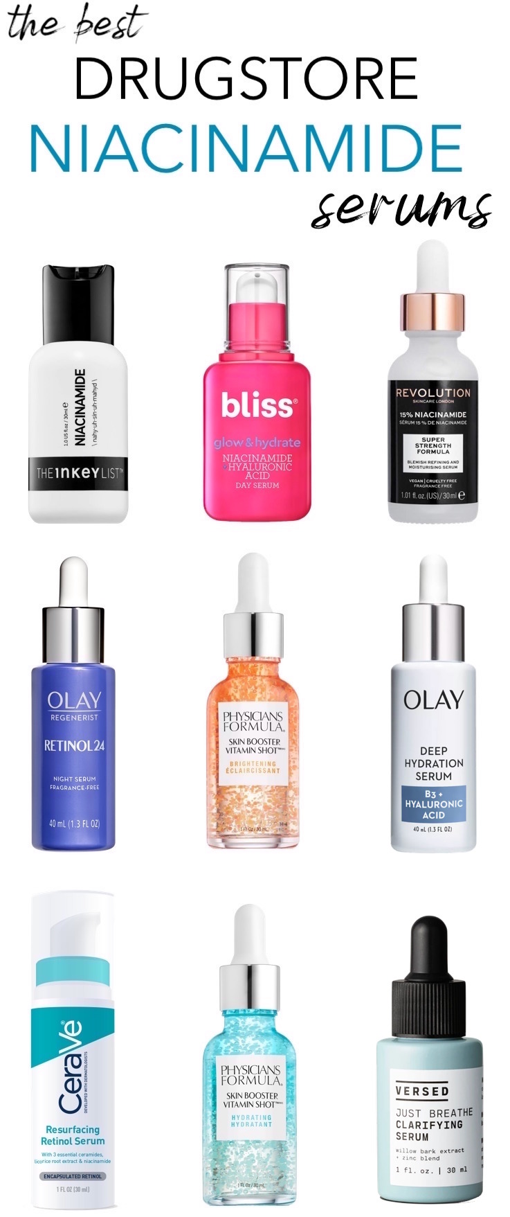 Best Drugstore Niacinamide Serums For Blemishes and Large Pores