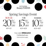 Sephora Spring Sale 2020