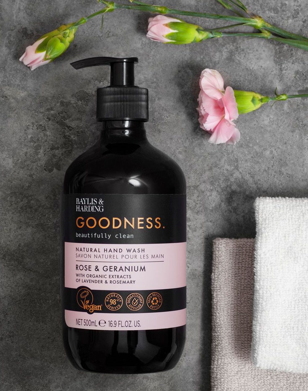 Baylis & Harding Goodness Hand Wash Rose & Geranium 