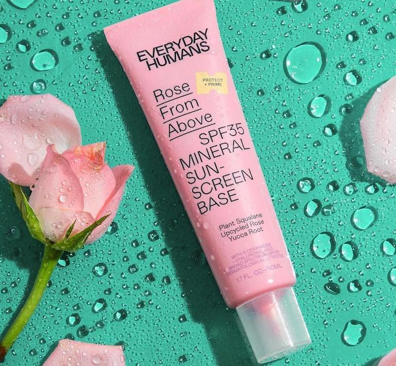 Everyday Humans Rose From Above Mineral Sunscreen SPF 35