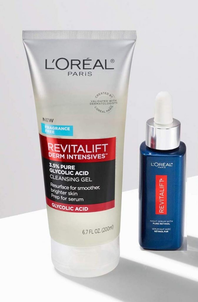L'Oreal Revitalift Derm Intensives glycolic acid cleanser