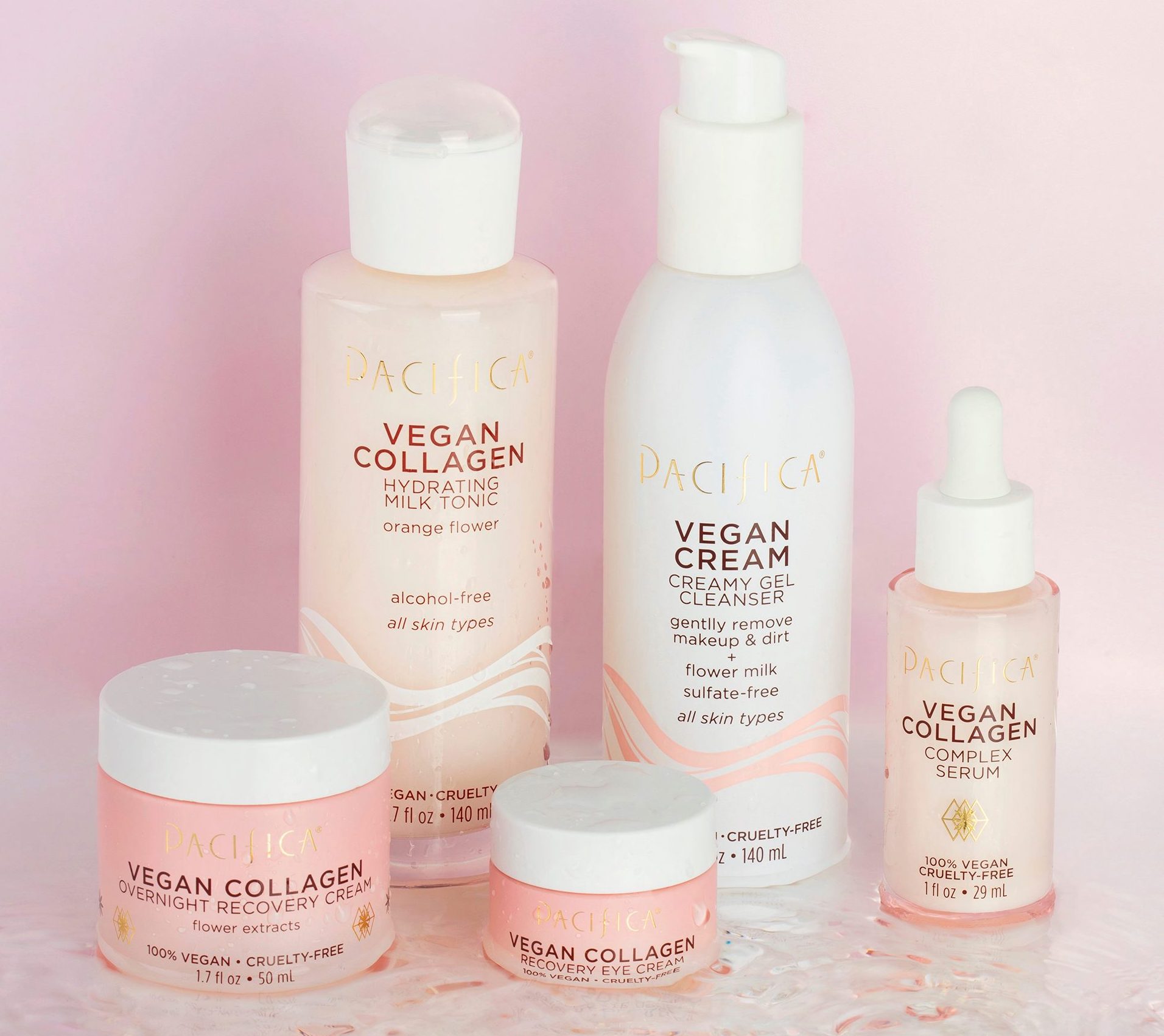 Pacifica Vegan Collagen Skincare Collection