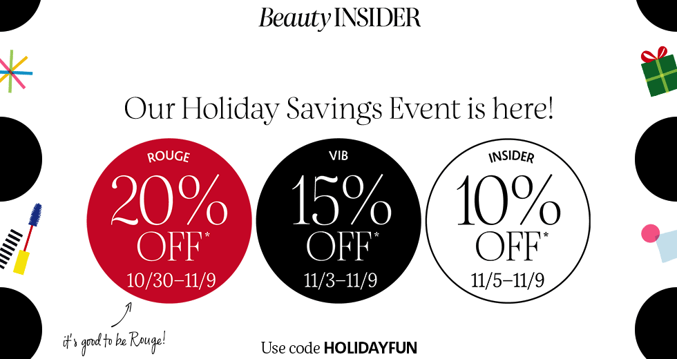 Sephora holiday savings event 2020 code