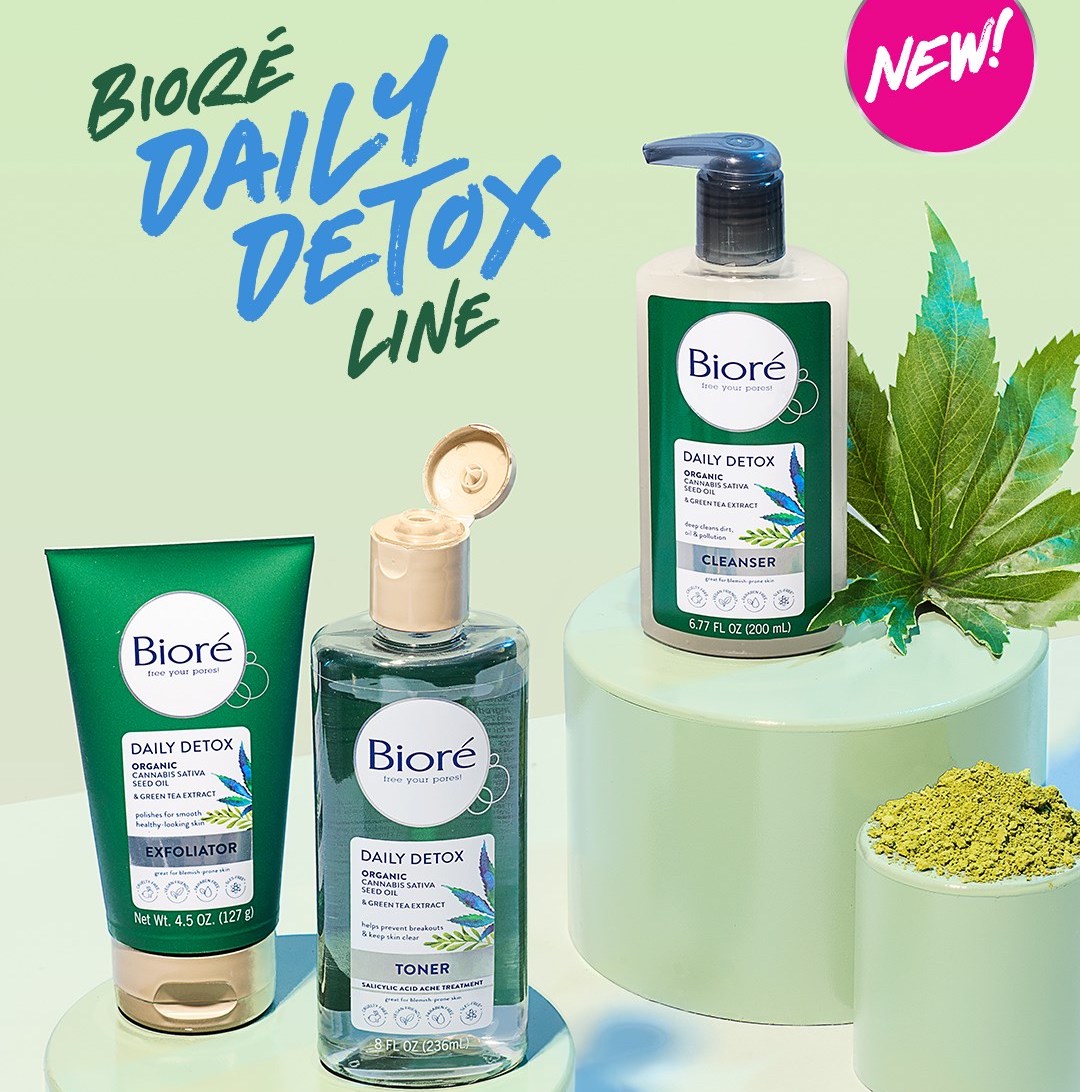 Biore Daily Detox Skincare Line