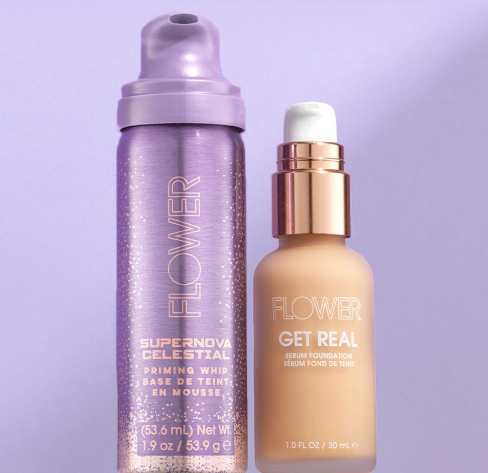 Flower beauty Get Real Serum Foundation and Priming Whip