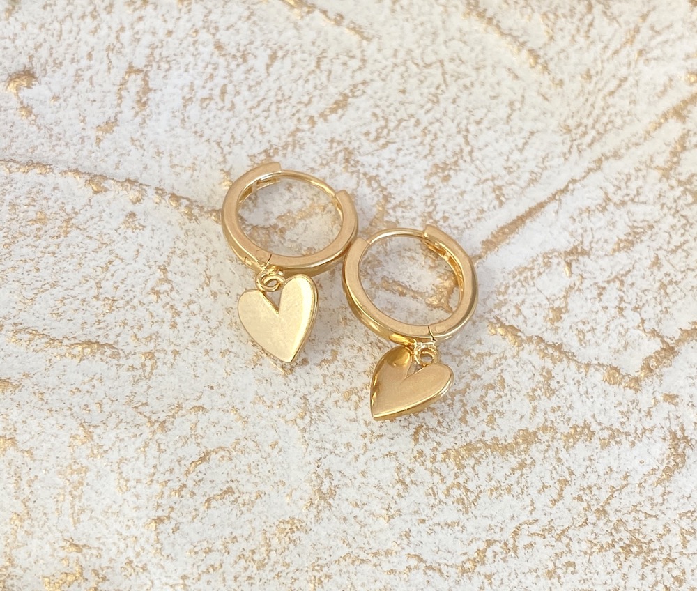 Rellery heart earrings