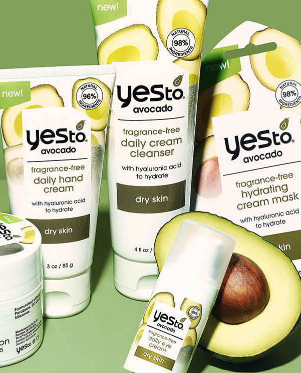 Yes To Avocado skincare collection