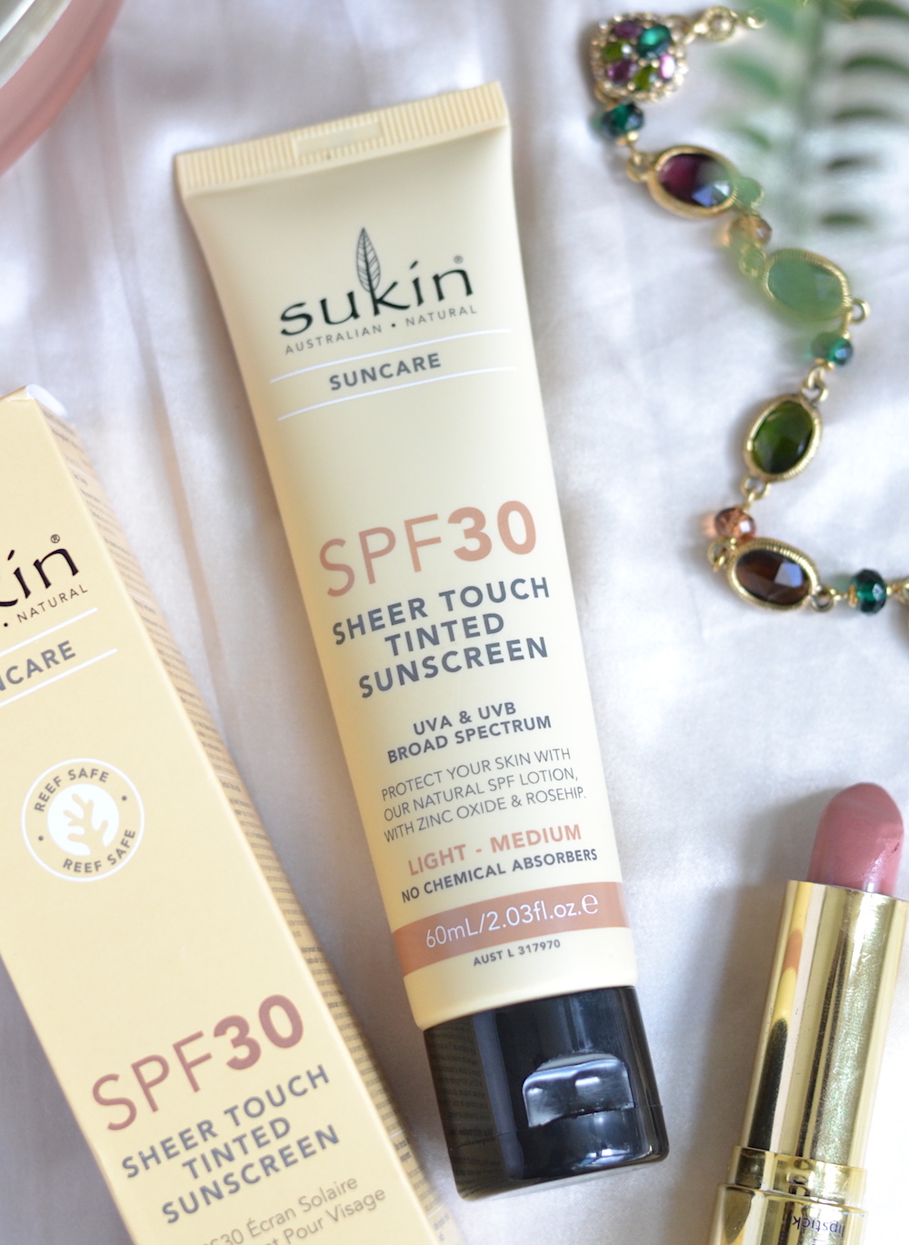 Drugstore Delight! Sukin Sheer Touch Tinted Mineral Sunscreen SPF 30