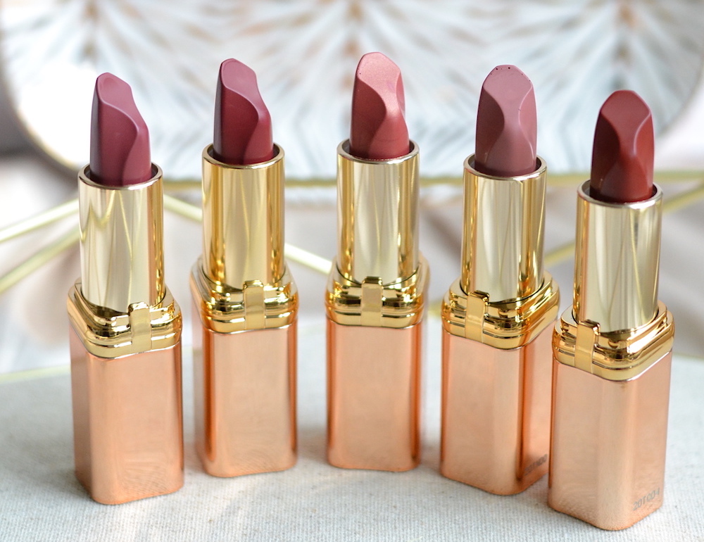 L'Oreal les nus lipstick collection