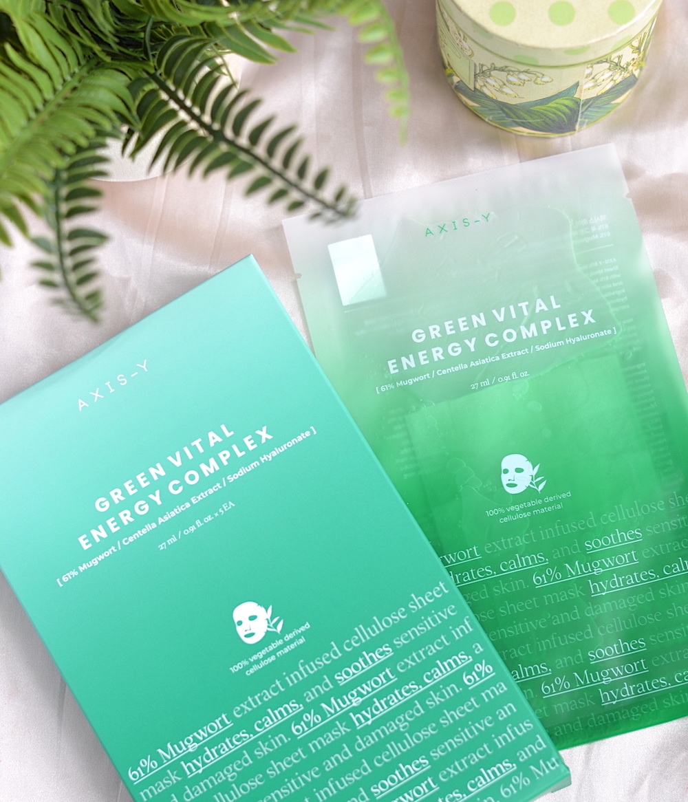 AXIS-Y Green Vital Energy Sheet Mask review