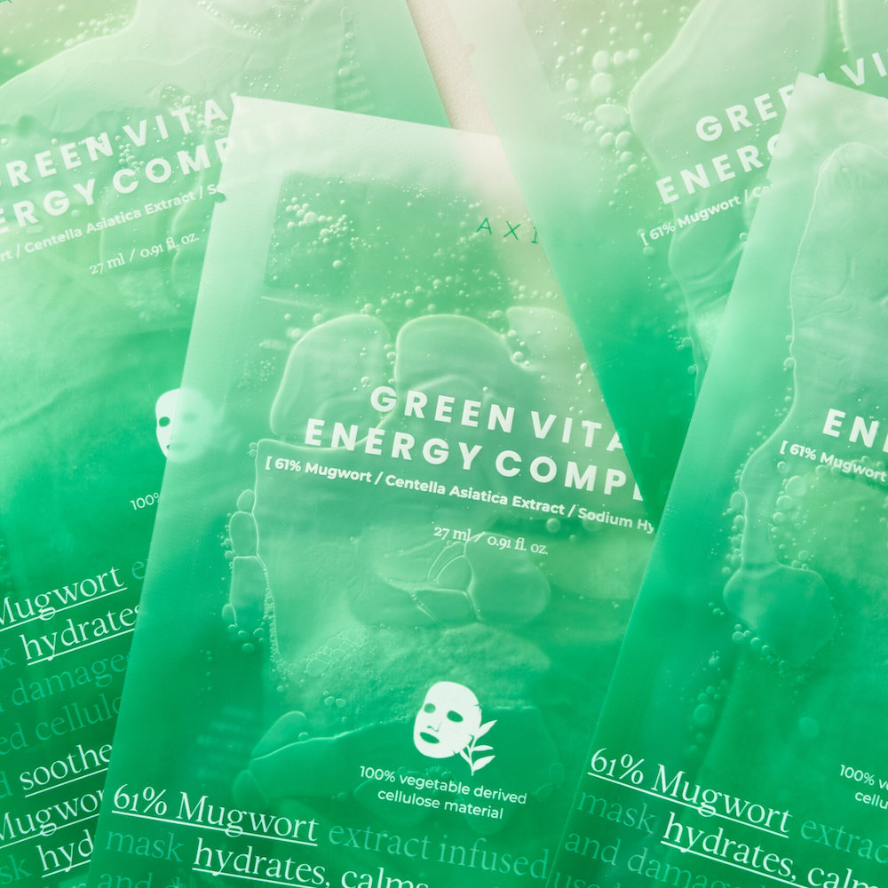 AXIS-Y Mugwort Green Vital Energy Complex Sheet Masks