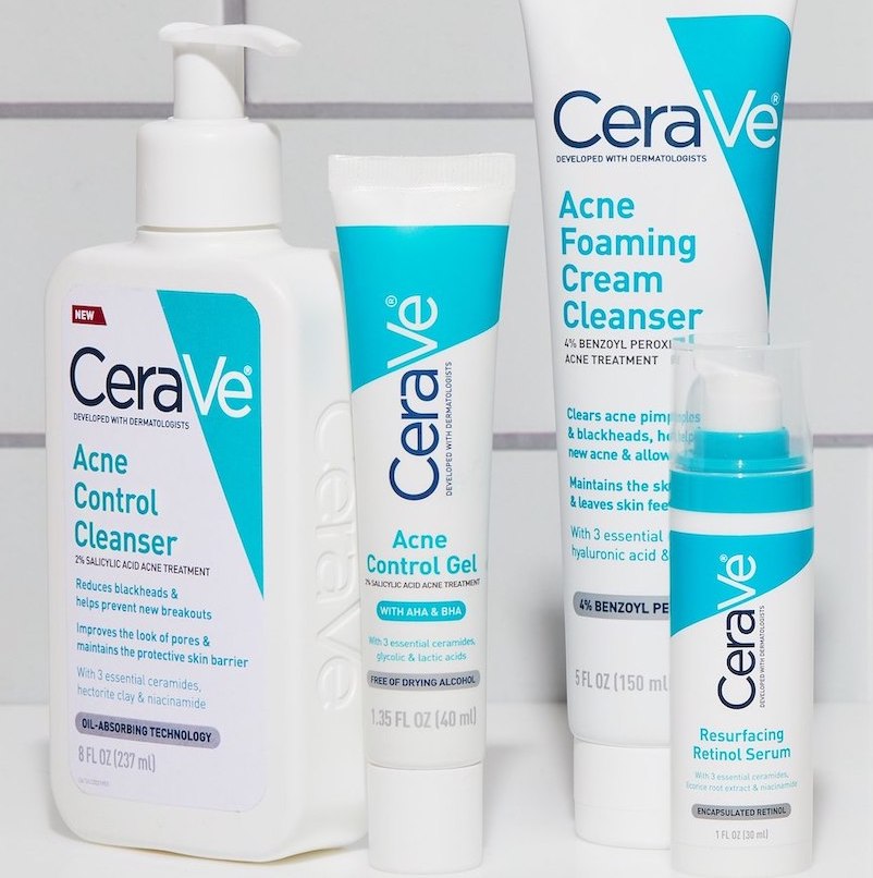 CeraVe Acne Control Gel and Cleanser