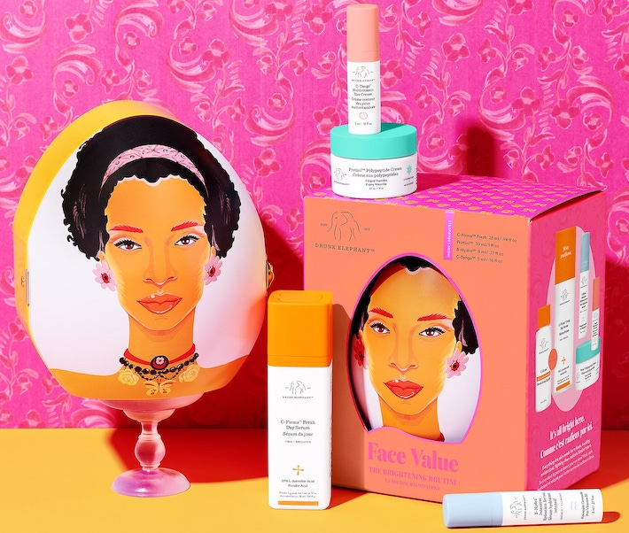 Drunk Elephant Face Value Brightening Skincare Kit The A.M. Routine