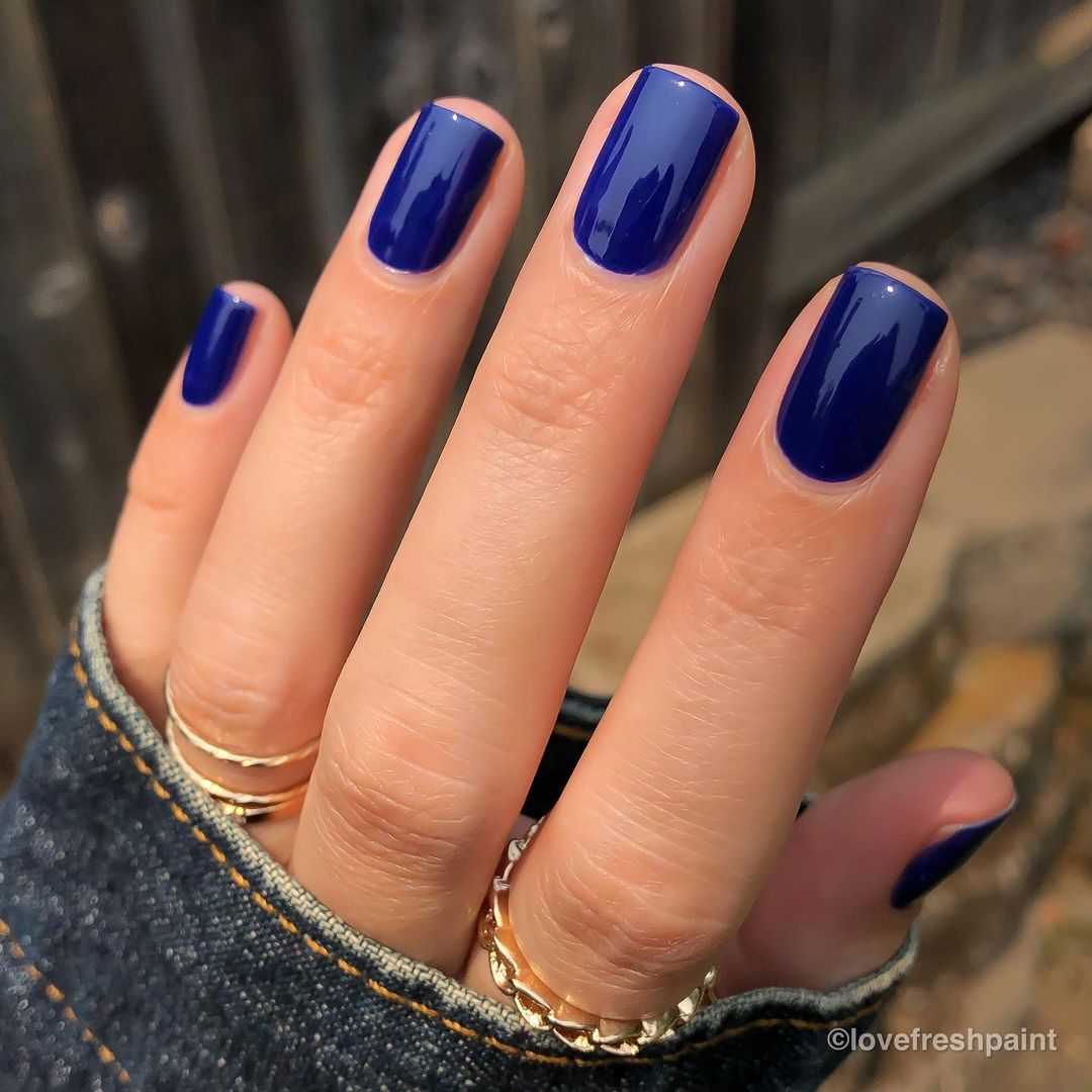 Navy Blue nail polish