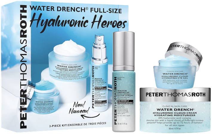 Peter Thomas Roth Water Drench Full-Size Hyaluronic Heroes 3-Piece Kit