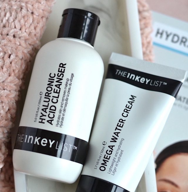 NEW From Inkey List! Omega Water Cream and Hyaluronic Acid Cleanser