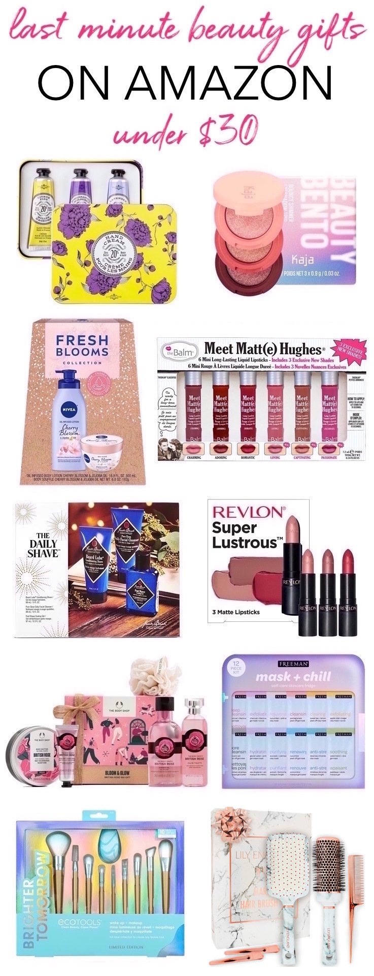 Wrap up your holiday shopping list with these last minute beauty gifts on Amazon! These gift-worthy beauty buys will arrive in time, thanks to Amazon Prime!