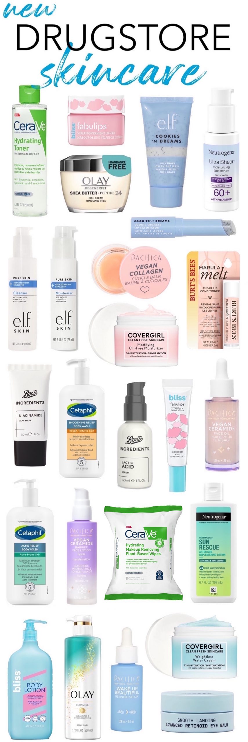27 New Drugstore Skincare Picks You Won’t Want to Miss!