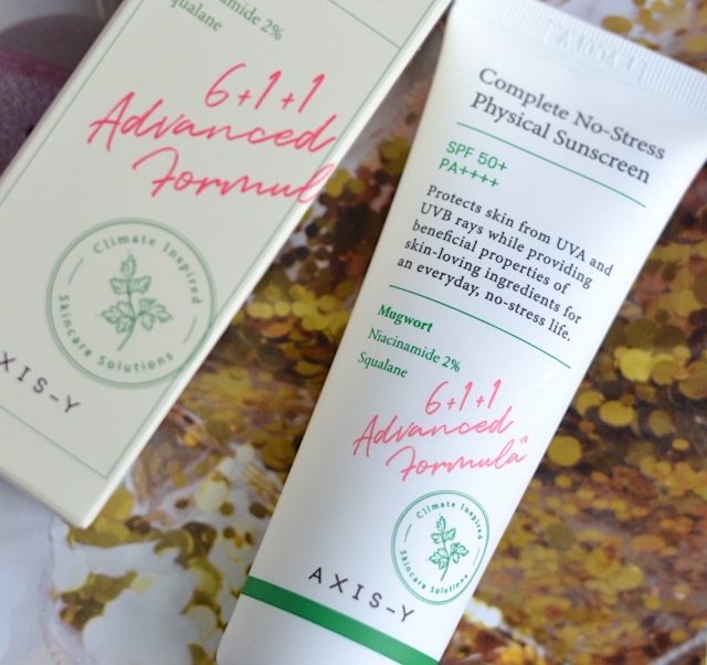AXISY Complete NoStress Physical Sunscreen SPF 50 Review